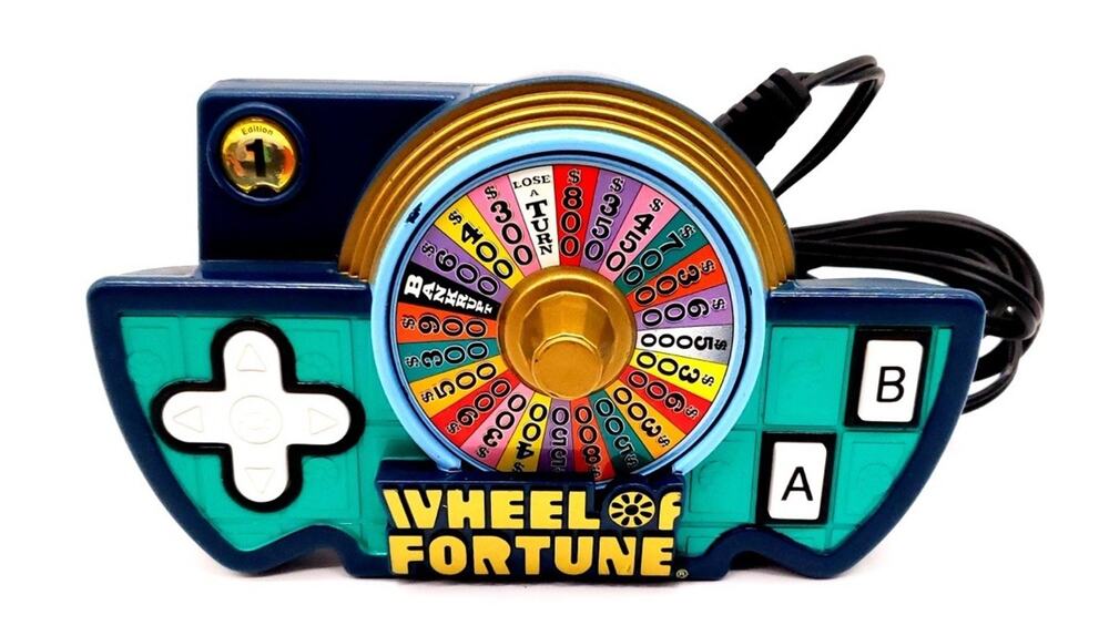 Wheel of Fortune TV Plug N Play TV Game Jakks Pacific Video TESTED & Works 2005